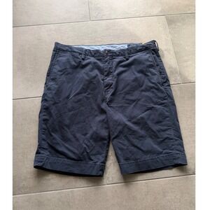 Polo Ralph Lauren Mens Navy Blue Stretch Classic Fit Chino Shorts Size 36T 36L